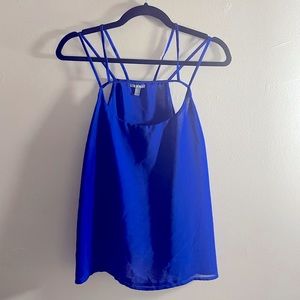 Blue Strappy Top